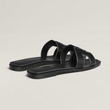 Minimalist Leather Sandals  Classic H-Cut Design - Product detail 8