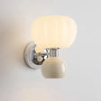 Modern Wall Sconce  White Glass Globe Design - Product detail 7