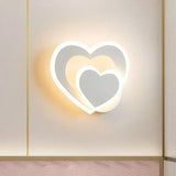 Heart Wall Light  Modern LED Double Heart Design - Product example