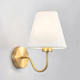 Modern Wall Sconce  Brass Frame With Fabric Shade - Product detail 5