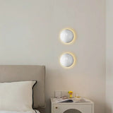 Modern Wall Orb Light  Metallic Sphere Sconce - Product example