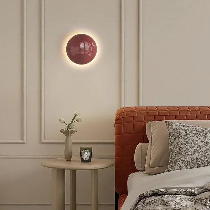 Modern Wall Orb Light  Metallic Sphere Sconce - Product detail 5
