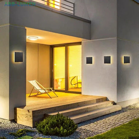 Modern Outdoor Wall Light  Diamond LED Design - Product detail 5