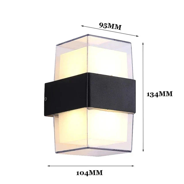 Modern Outdoor Wall Light  Waterproof LED Sconce - Product detail 4
