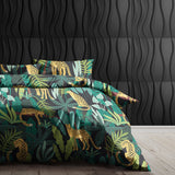 Tropical Safari Duvet Cover  Premium Egyptian Cotton Bedding Set - Product detail 4