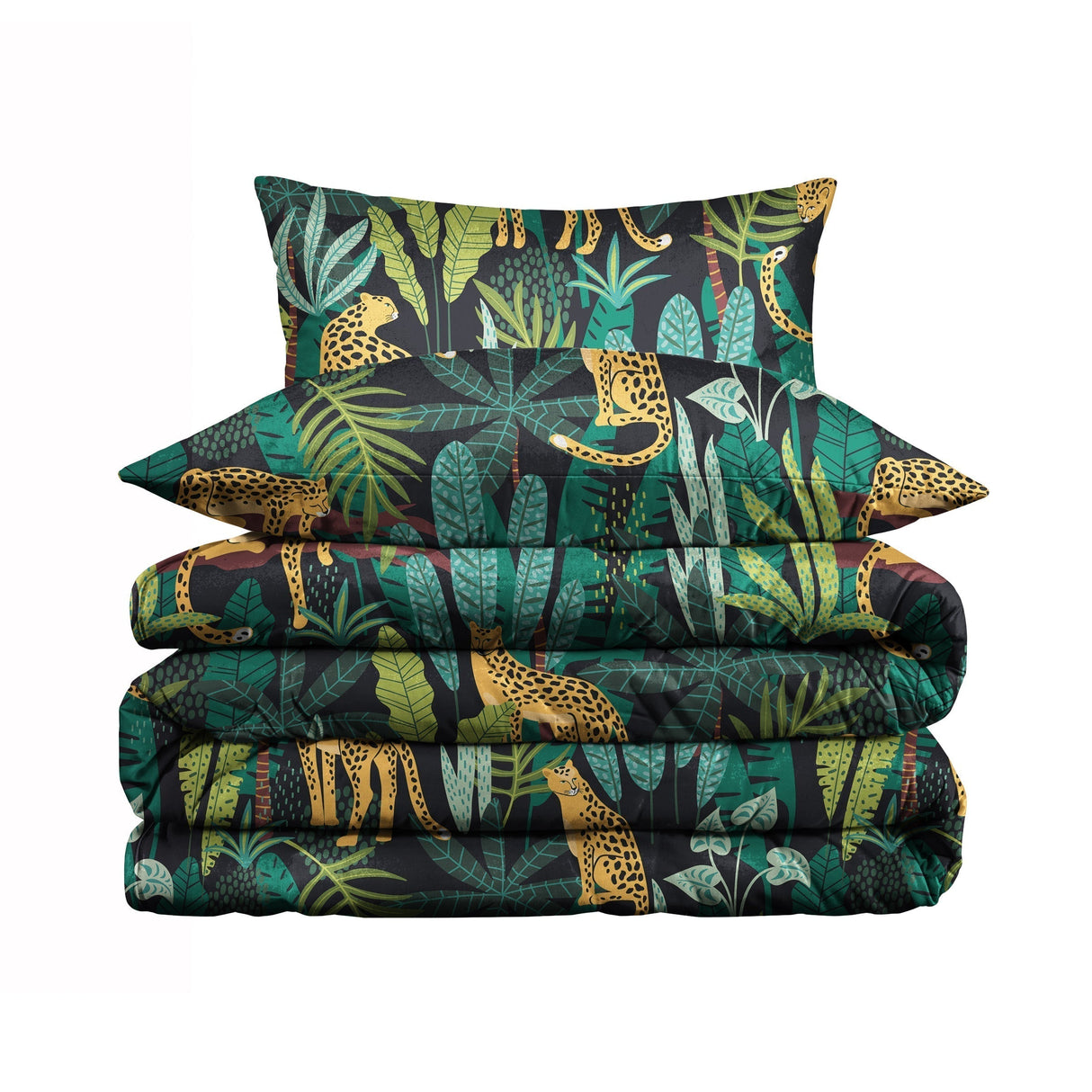 Tropical Safari Duvet Cover  Premium Egyptian Cotton Bedding Set - Product detail 5
