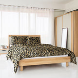Leopard Print Bedding Set  Egyptian Cotton Duvet Cover - Detailed view