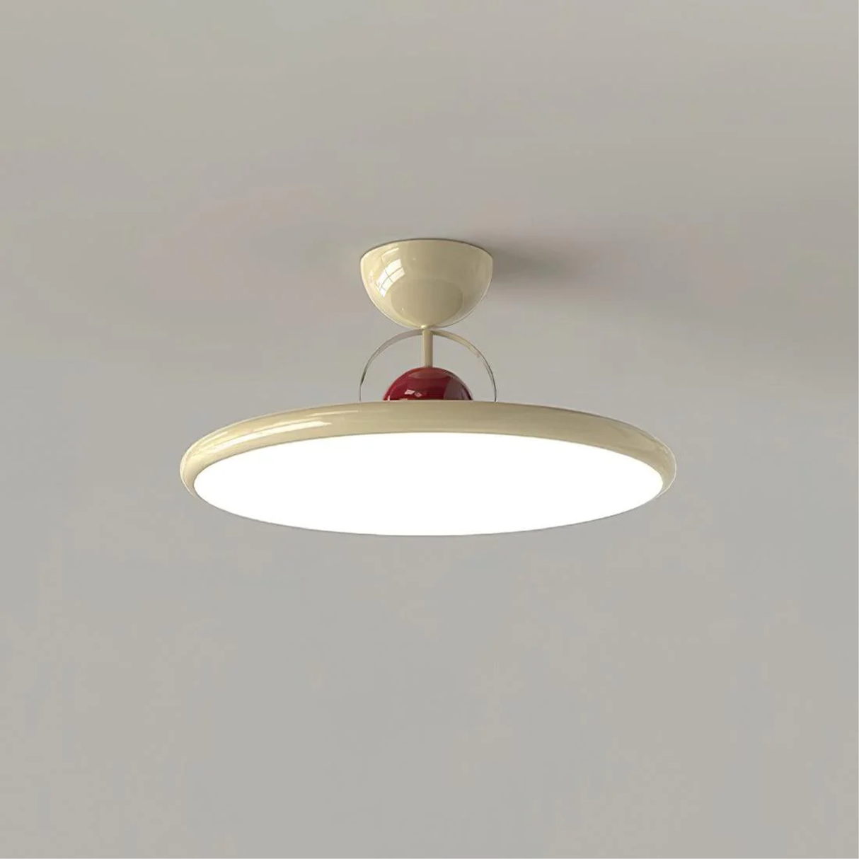 Modern Ceiling Light  Green Glass LED Flush Mount - Product detail 7