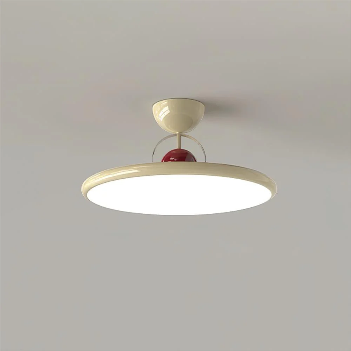 Modern Ceiling Light  Green Glass LED Flush Mount - Product detail 9