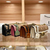 Designer Crossbody Bag  Colorblock Pattern With Gold Chain - Product detail 6