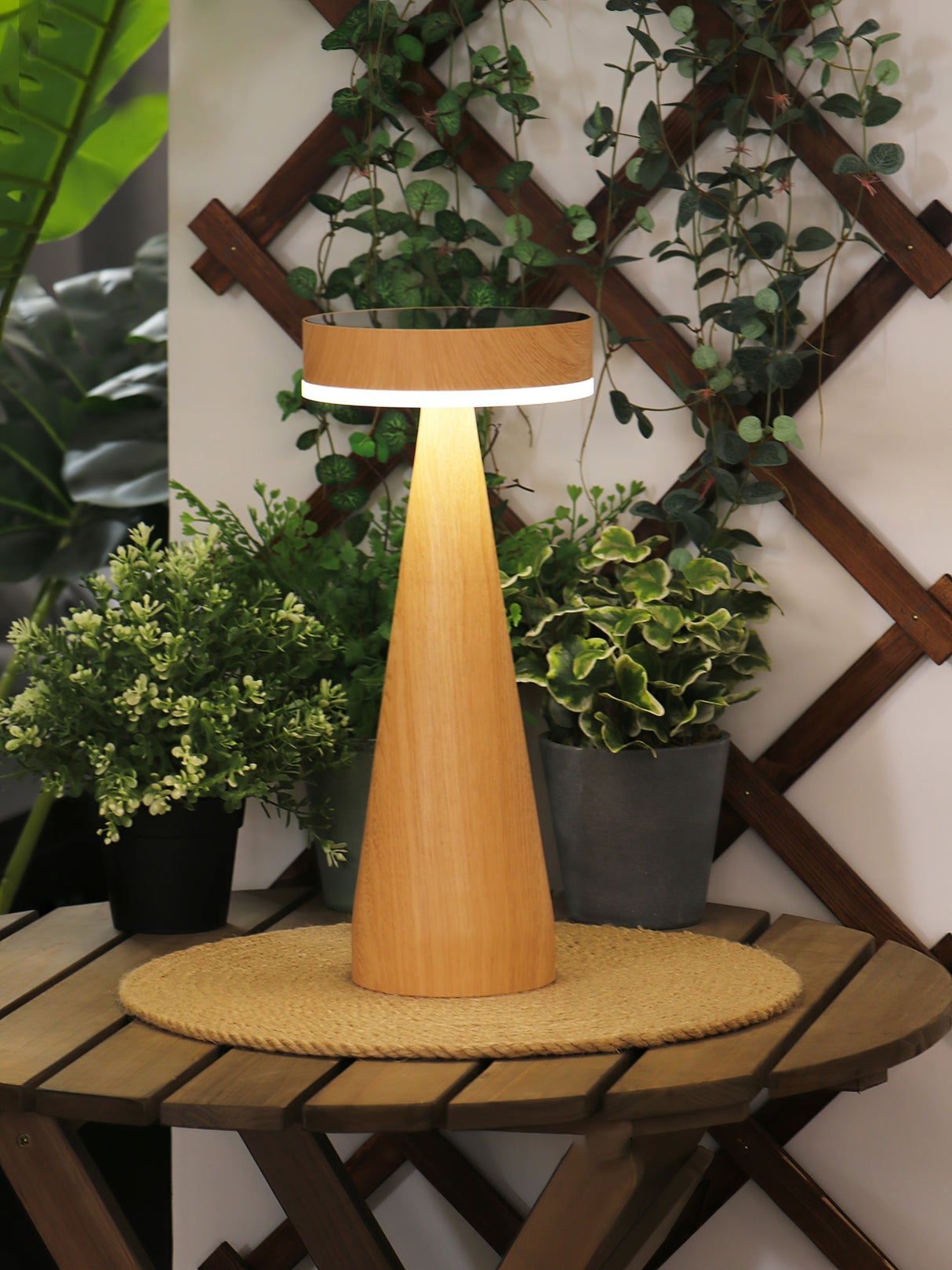Wooden Table Lamp  Minimalist Maritime Design - Product detail 16
