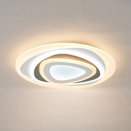 Modern LED Ceiling Light  Adjustable Color Temperature with Remote Control - Product showcase