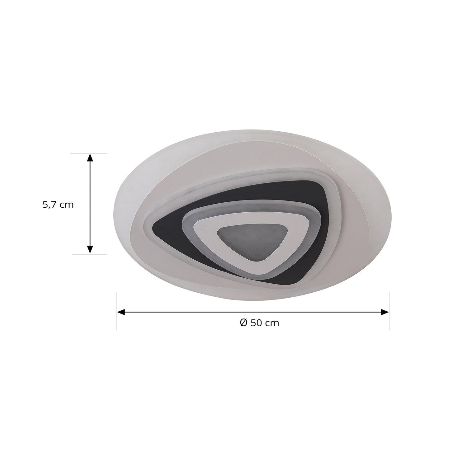 Modern LED Ceiling Light  Adjustable Color Temperature with Remote Control - Product detail 5