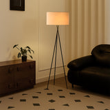Modern Tripod Floor Lamp  Fabric Shade with Metal Base - Product detail 6