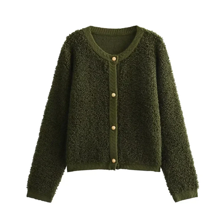 Teddy Fleece Jacket  Soft Button Front Loungewear - Product detail 7