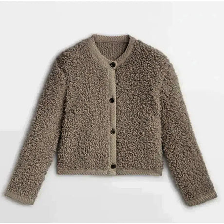 Teddy Fleece Jacket  Soft Button Front Loungewear - Product detail 8