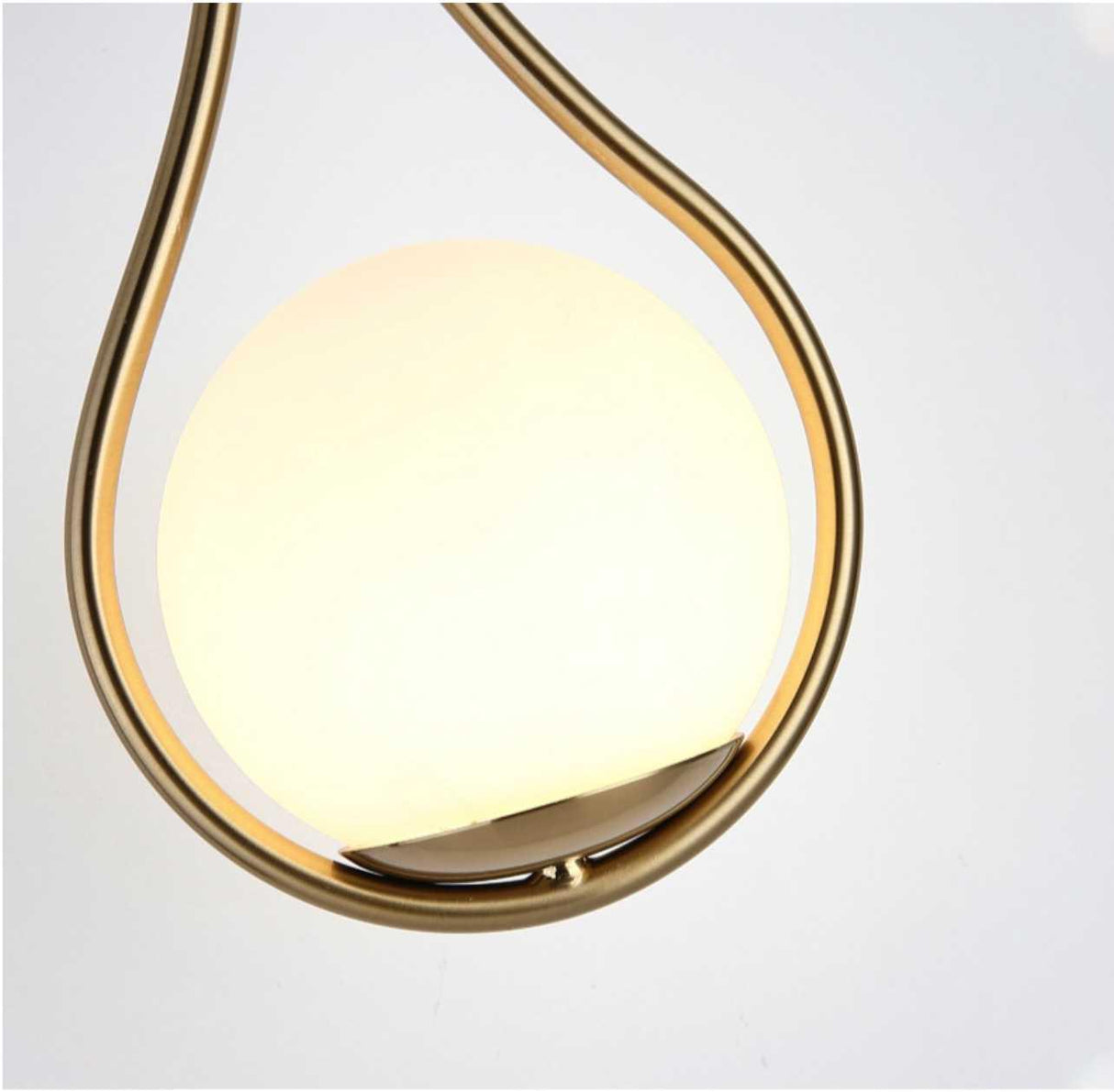 Modern Wall Sconce  Teardrop Globe Design - Product example