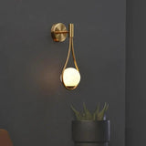 Modern Wall Sconce  Teardrop Globe Design - Product detail 6