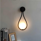 Modern Wall Sconce  Teardrop Globe Design - Product detail 10