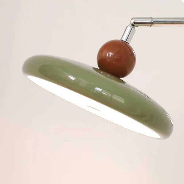 Modern Swing Arm Wall Lamp  Chrome Metal With Cream Shade - Product detail 21