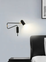 Modern Wall Lamp  Adjustable Arm with Brass Accents - Product detail 8