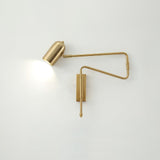 Modern Wall Lamp  Adjustable Arm with Brass Accents - Product detail 12