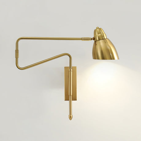 Modern Wall Lamp  Adjustable Arm with Brass Accents - Product detail 13