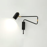 Modern Wall Lamp  Adjustable Arm with Brass Accents - Product detail 14