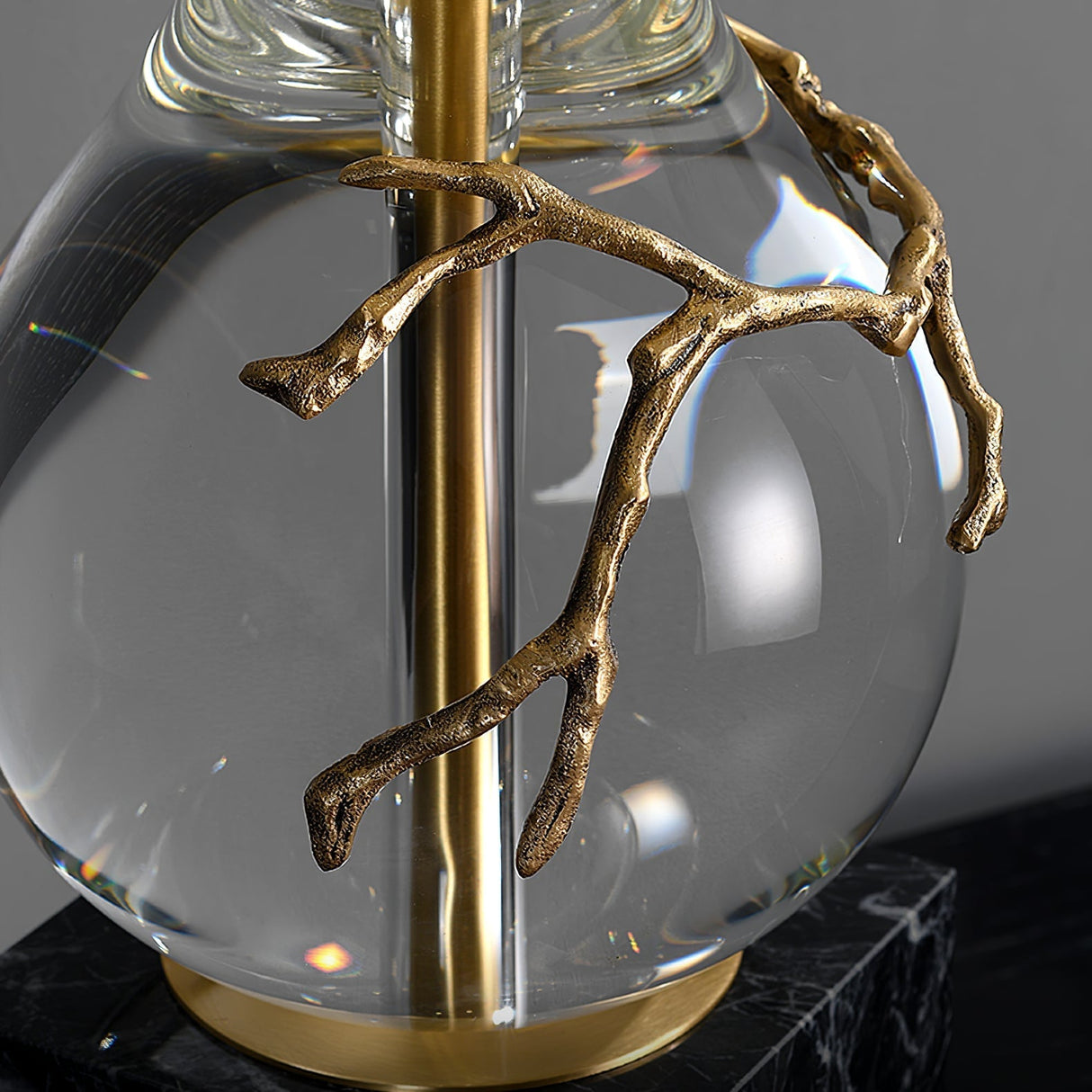 Natural Stone Table Lamp  Glass Branch Design - Product detail 15