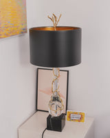 Natural Stone Table Lamp  Glass Branch Design - Product detail 4