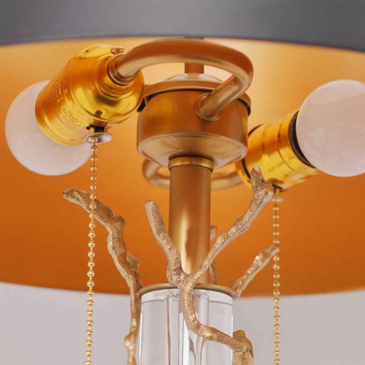 Natural Stone Table Lamp  Glass Branch Design - Product detail 9