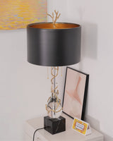 Natural Stone Table Lamp  Glass Branch Design - Product detail 5