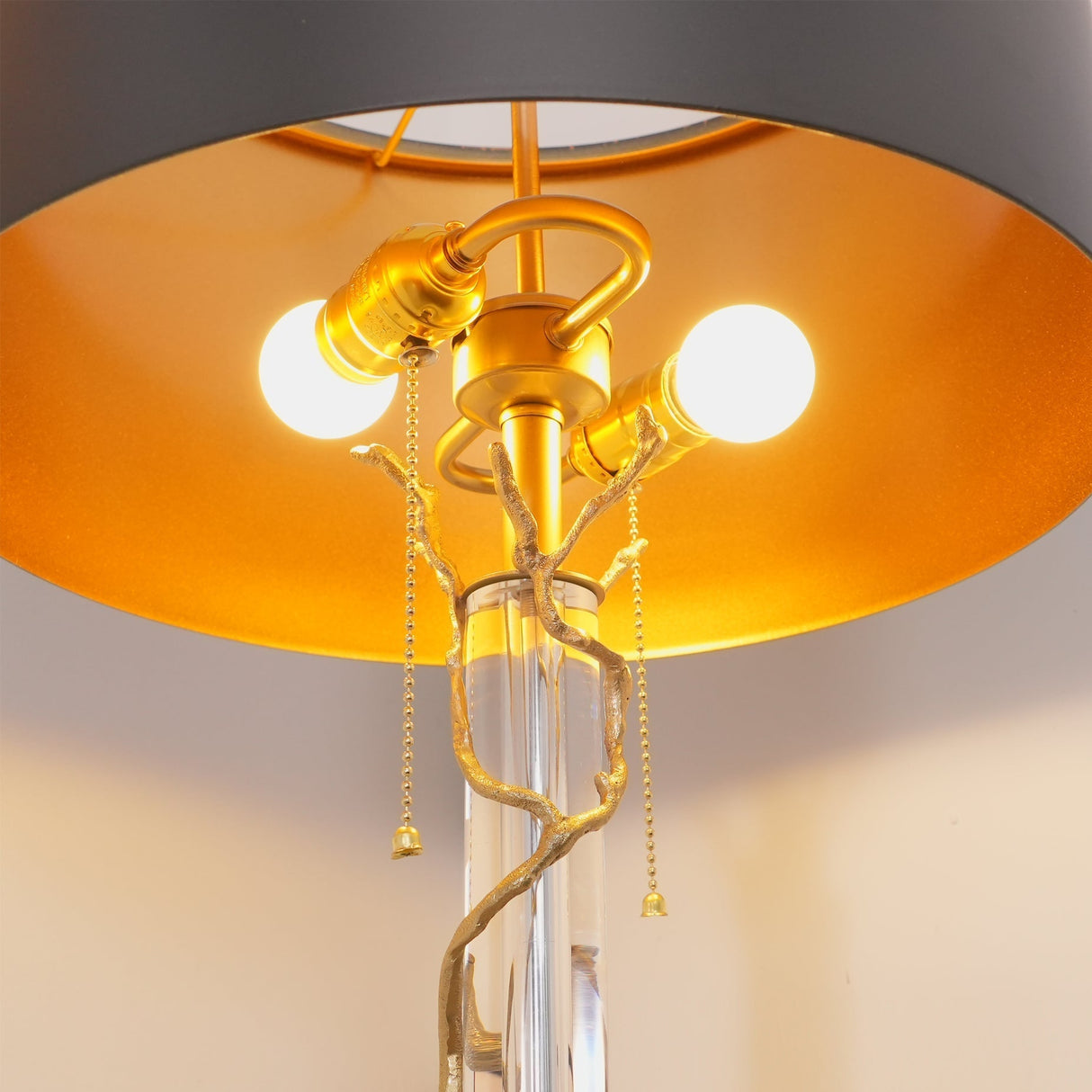Natural Stone Table Lamp  Glass Branch Design - Product detail 10