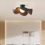 Modern Lotus Ceiling Light  Wooden Wave Design - Product detail 7
