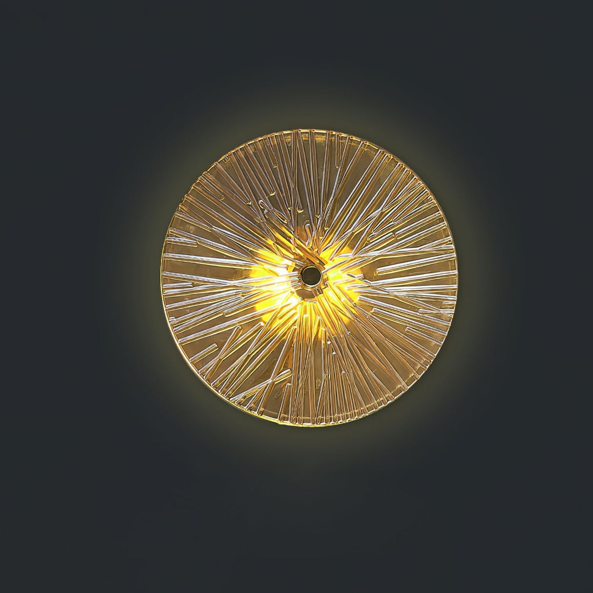 Modern Lotus Wall Light  Textured Glass Disc Design - Product detail 35