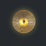 Modern Lotus Wall Light  Textured Glass Disc Design - Product detail 34