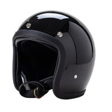 Vintage Motorcycle Helmet  Low Profile Fiberglass Shell - Product showcase