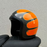 Vintage Motorcycle Helmet  Low Profile Fiberglass Shell - Product detail 15