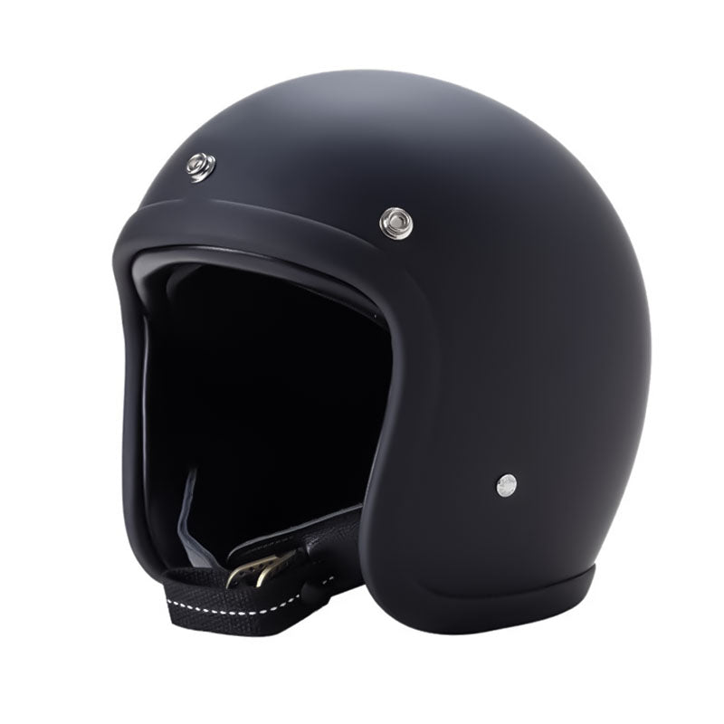 Vintage Motorcycle Helmet  Low Profile Fiberglass Shell - Product detail 4