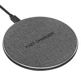 Wireless Charging Pad  Fast Charging Station with Fabric Finish - Product showcase