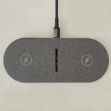 Wireless Charging Pad  Fast Charging Station with Fabric Finish - Product example