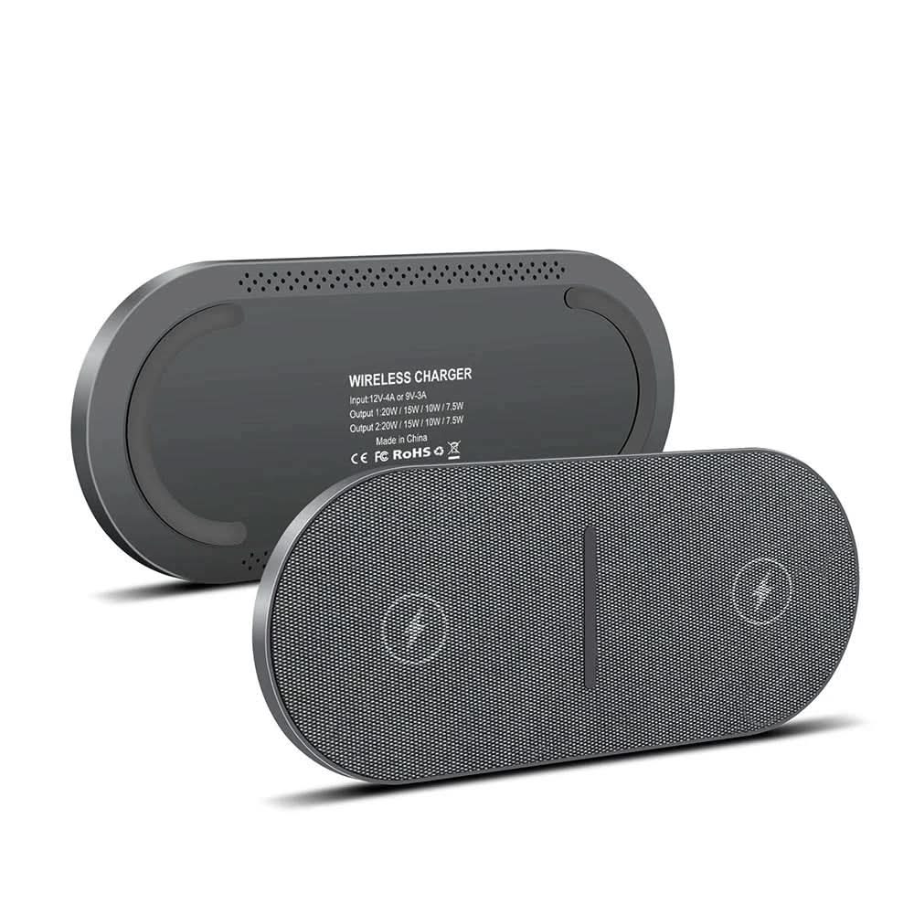 Wireless Charging Pad  Fast Charging Station with Fabric Finish - Product detail 8