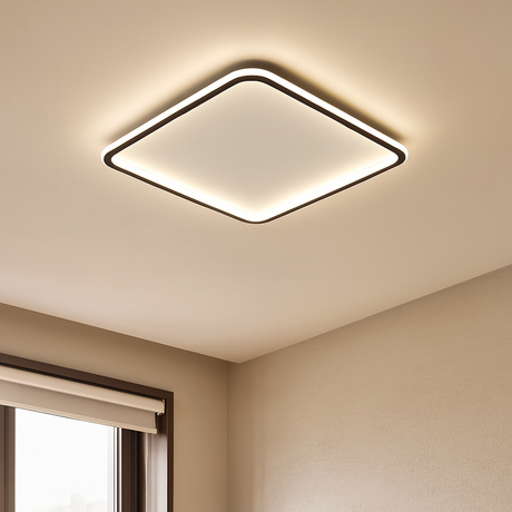 Modern Square Ceiling Light  Minimalist LED Panel Design - Product showcase