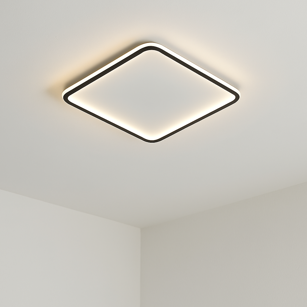 Modern Square Ceiling Light  Minimalist LED Panel Design - Product detail 4