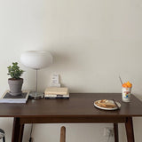 Modern Table Lamp  Opal Glass Dome With Chrome Base - Product detail 11