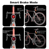 Smart Bicycle Rear Light  USB Rechargeable with Brake Sensor - Product detail 4