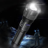 Military Grade Tactical Flashlight  Ultra-Bright 12000 Lumens Waterproof - Detailed view