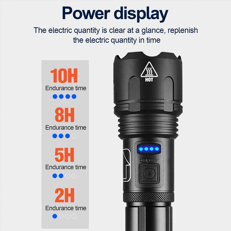 Military Grade Tactical Flashlight  Ultra-Bright 12000 Lumens Waterproof - Product detail 8