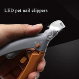 LED Pet Nail Clippers  5x Magnification with Safety Guard - Product showcase