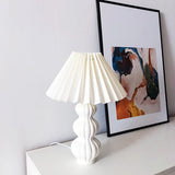 Mid Century Table Lamp  Pleated Shade Ceramic Base - Product detail 17
